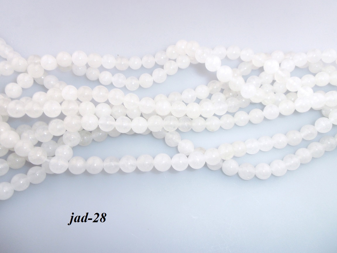mesačný jadeit 8mm korálky mesačný jadeit 8mm korálky